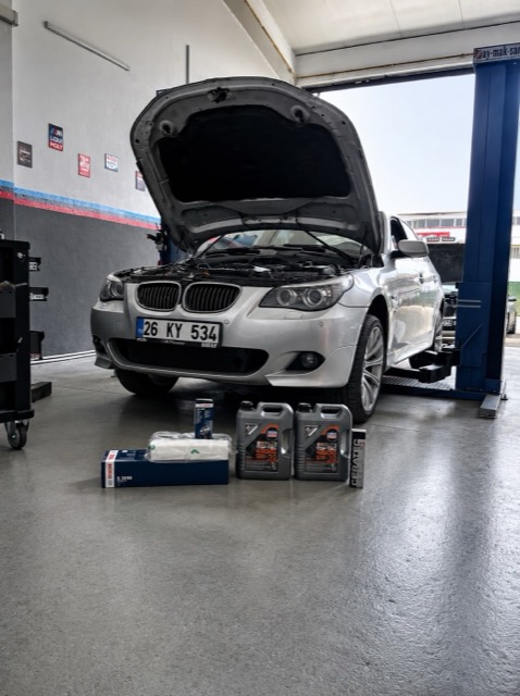Eskişehir BMW servisinde 5 Serisi E60 periyodik araç bakımı