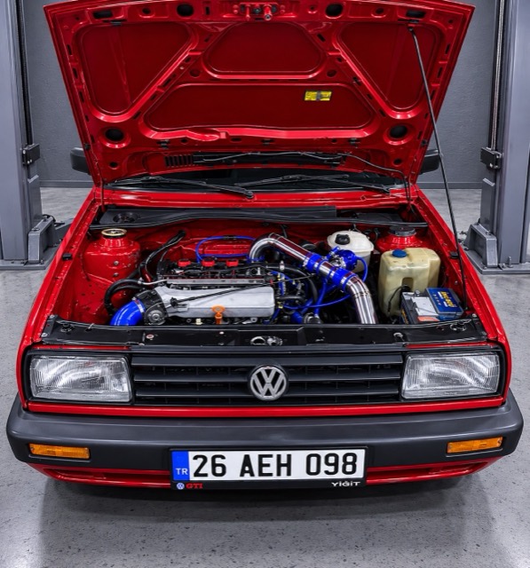 Eskişehir'de Volkswagen Golf turbo konvertasyon ve performans uygulaması